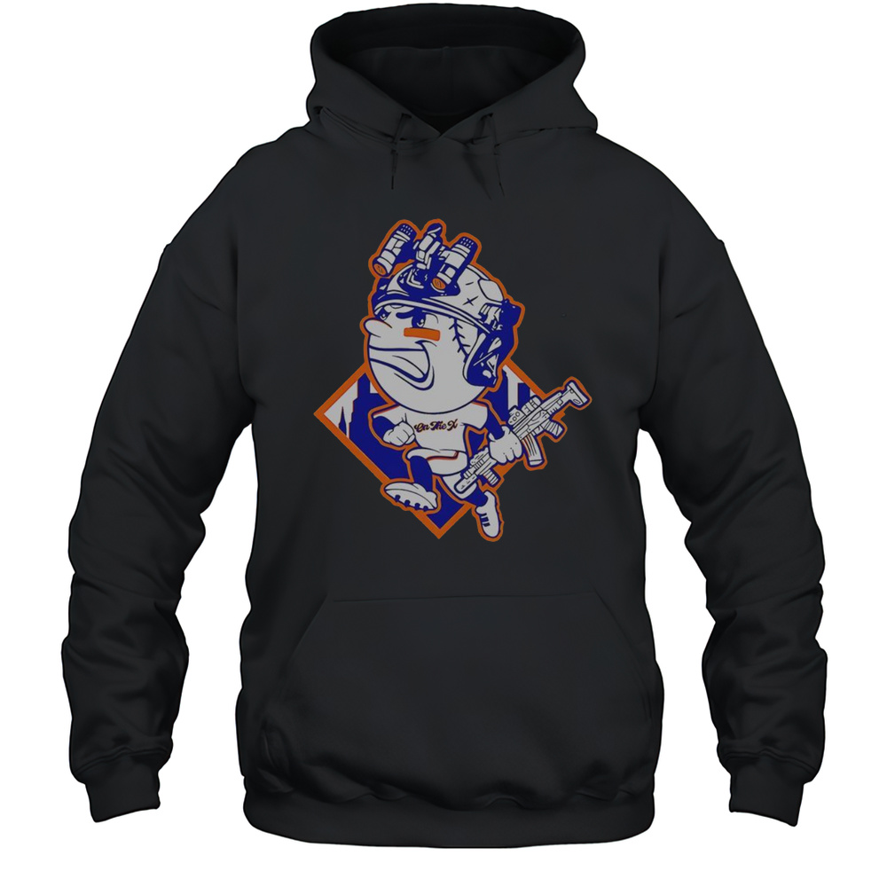 Top New York Mets Mr. Met Mascot Soldiers Helmet T-Shirt Unisex Hoodie