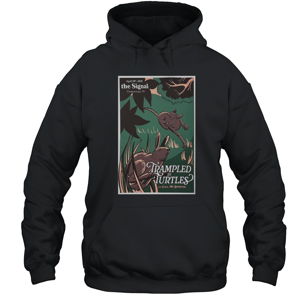 Trampled By Turtles The Signal Chattanooga TN April 25 2025 Tour T-shirt Unisex Hoodie