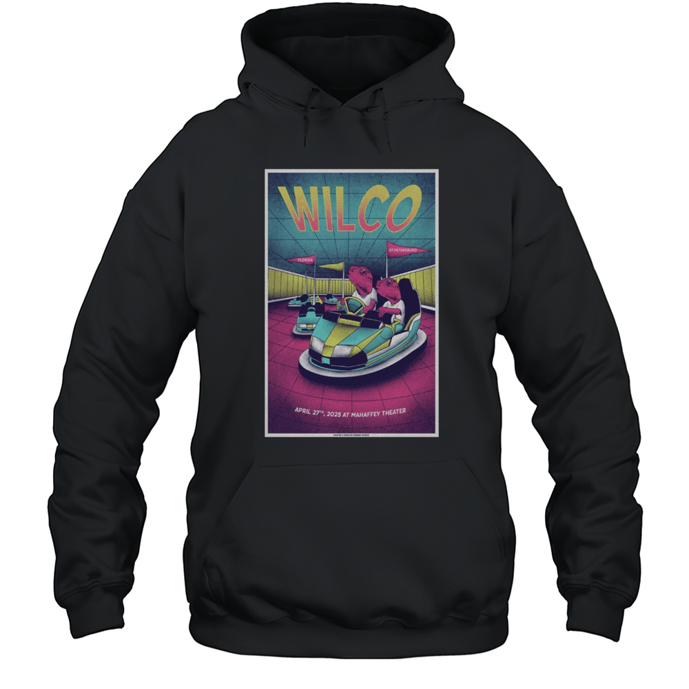 Wilco Show On April 27 2025 At Mahaffey Theater In St Petersburg FL T-shirt Unisex Hoodie