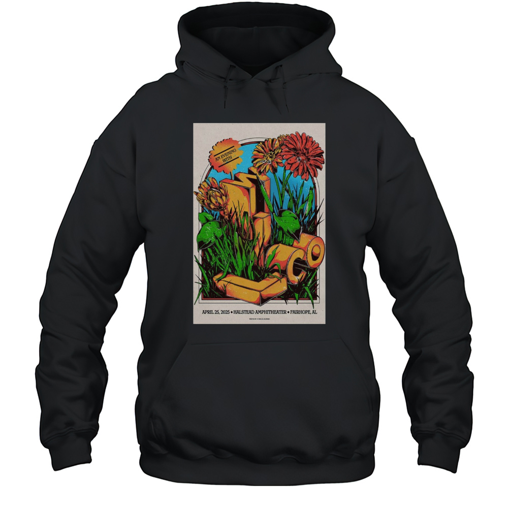 Wilco Tour April 25 2025 Fairhope AL Halstead Amphitheater T-shirt Unisex Hoodie
