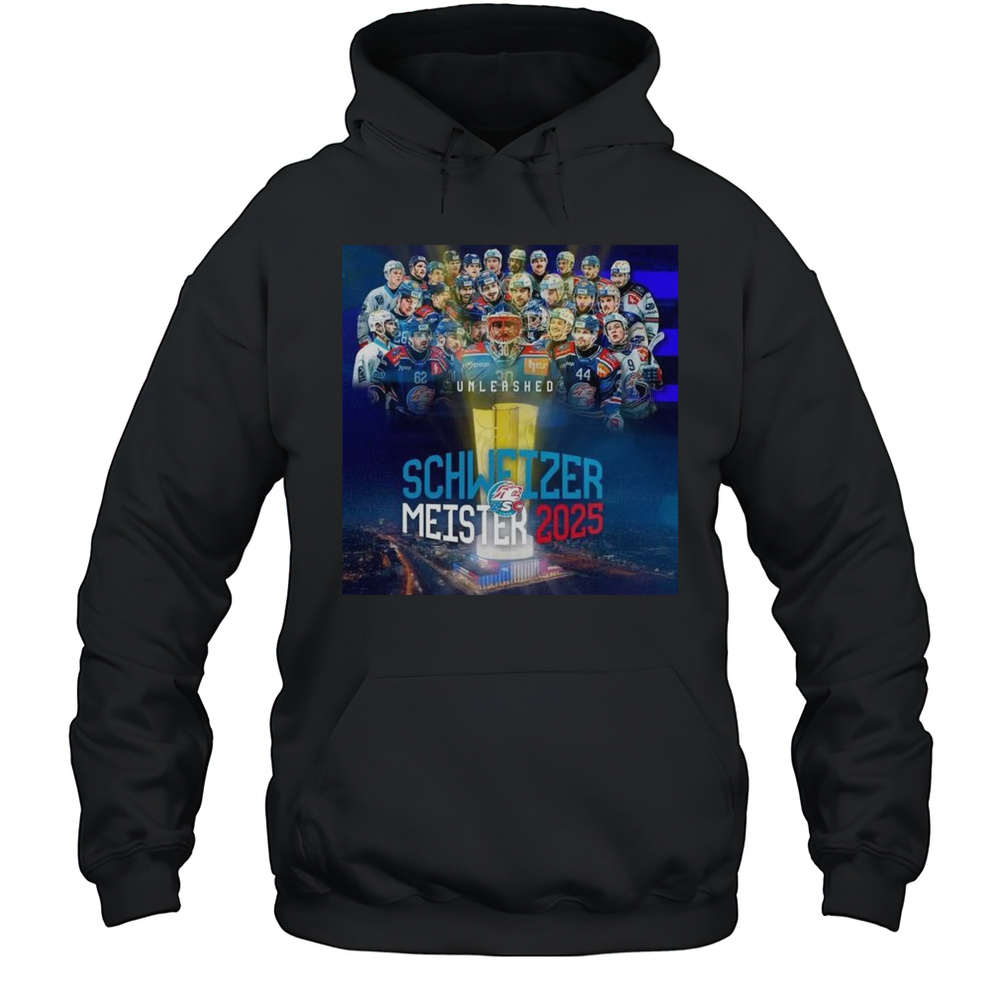ZSC Lions Back To Back Schweizer Meister 2025 Shirt Unisex Hoodie