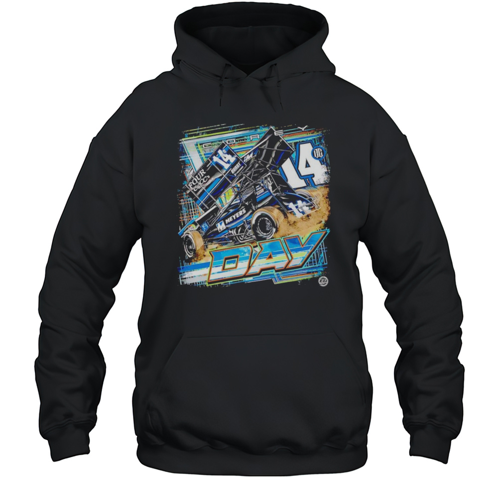 2025 Black Meyers Sprint Car Shirt Unisex Hoodie