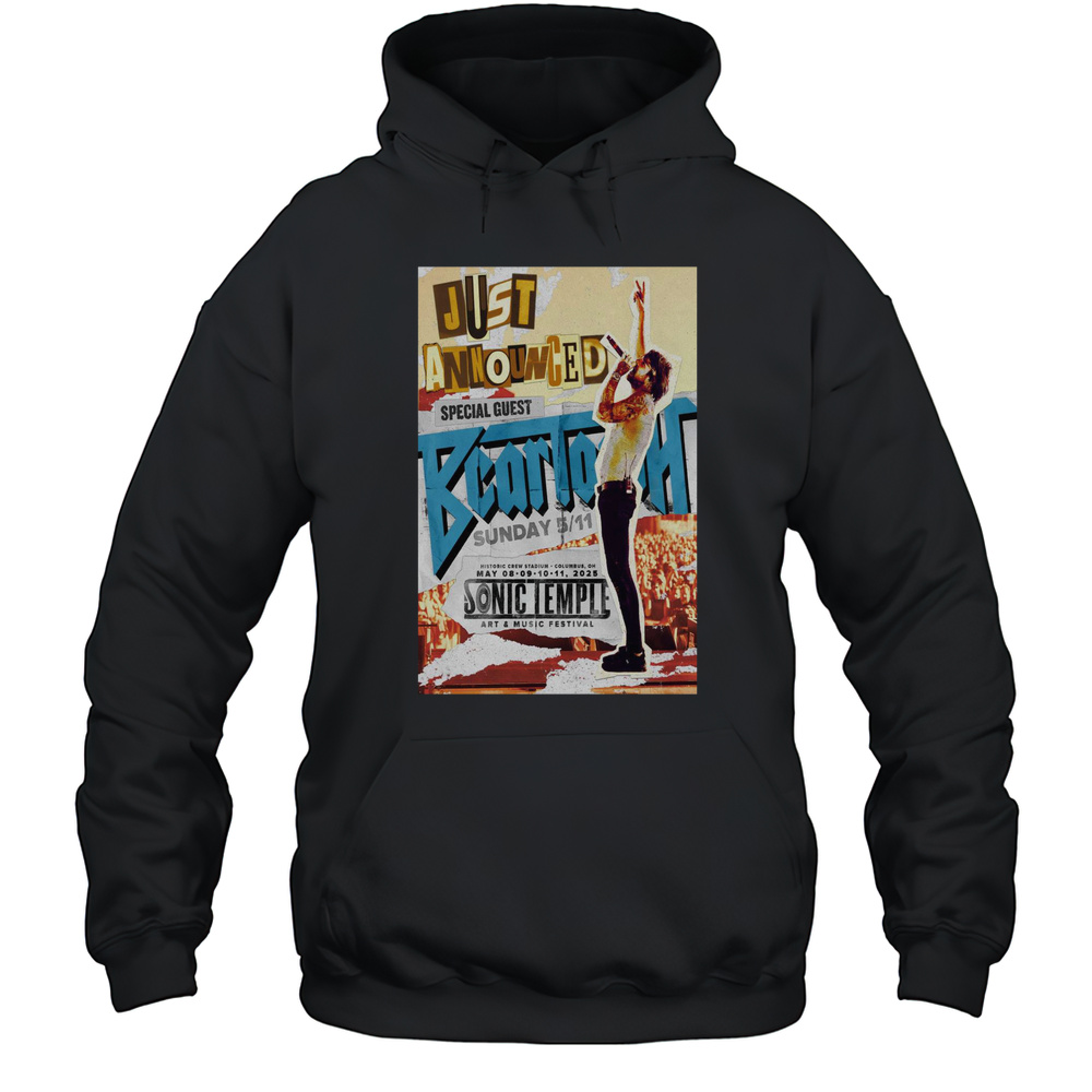Beartooth Just Announced Columbus OH May 11 2025 T-shirt Unisex Hoodie