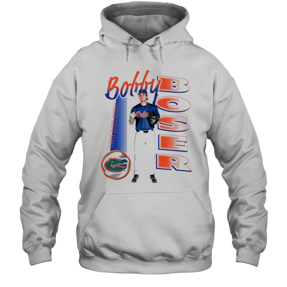 Bobby Boser Florida Gators Baseball NCAA Division I Illustrated T-shirt Unisex Hoodie