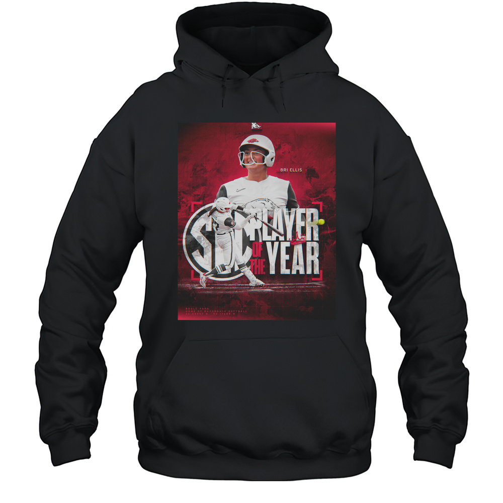 Bri Ellis Team Arkansas Razorbacks Is The 2025 SEC Player Of The Year T-Shirt Unisex Hoodie