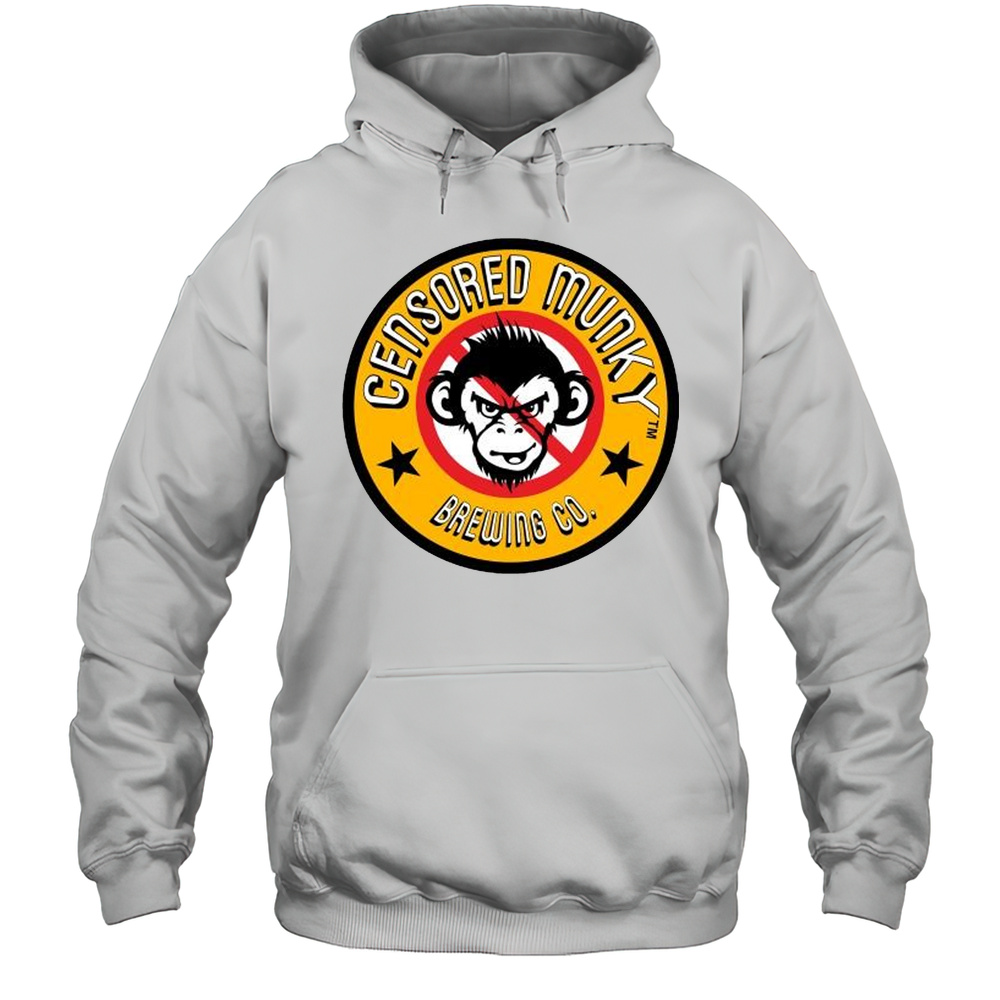 Censored Munky Brewing CO. Logo T-shirt Unisex Hoodie