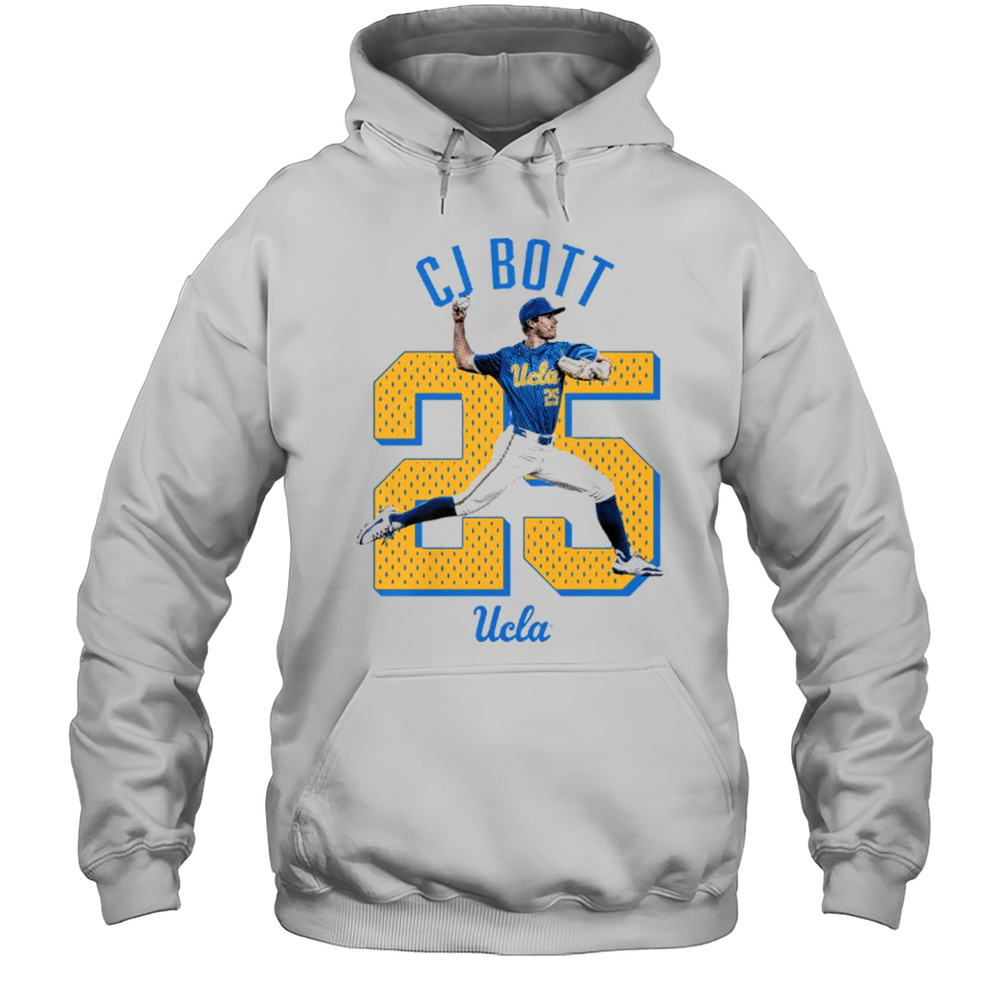CJ Bott UCLA Bruins Baseball NCAA Division I Illustrated T-shirt Unisex Hoodie