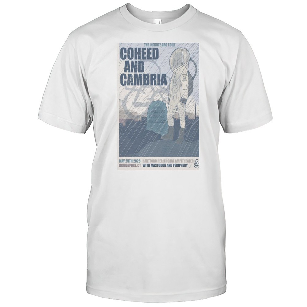 Coheed And Cambria Show May 25 2025 Hartford HealthCare Amphitheater Bridgeport CT T-shirt