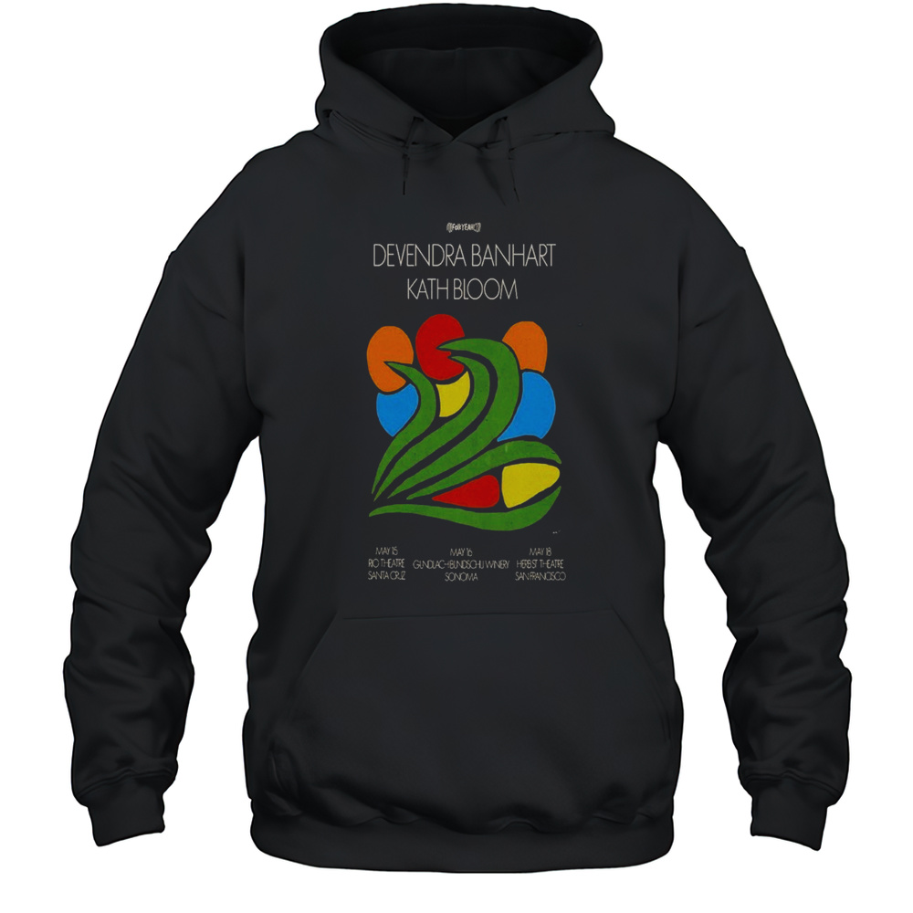 Devendra Banhart Rio Theater Santa Cruz CA Tour 2025 T-shirt Unisex Hoodie