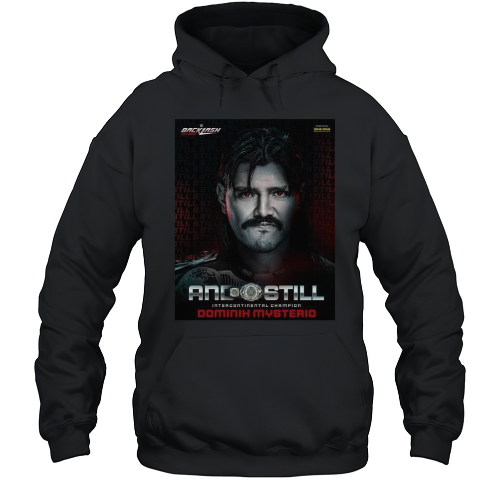 Dominik Mysterio Defeats Pnta At WWE Backlash St. Louis To Retain The Intercontinental Champion 2025 T-shirt Unisex Hoodie