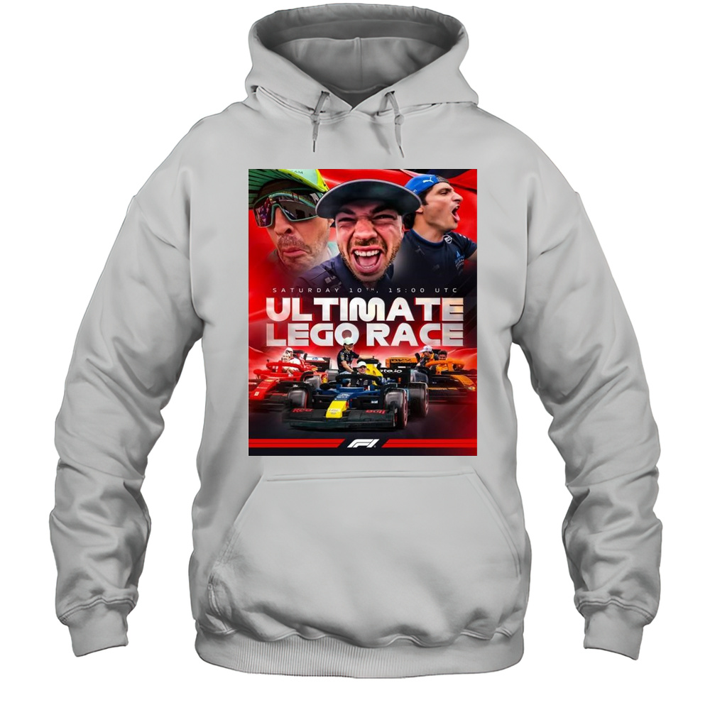 Formula 1 Ultimate Lego Race Saturday 10th 2025 UTC T-shirt Unisex Hoodie