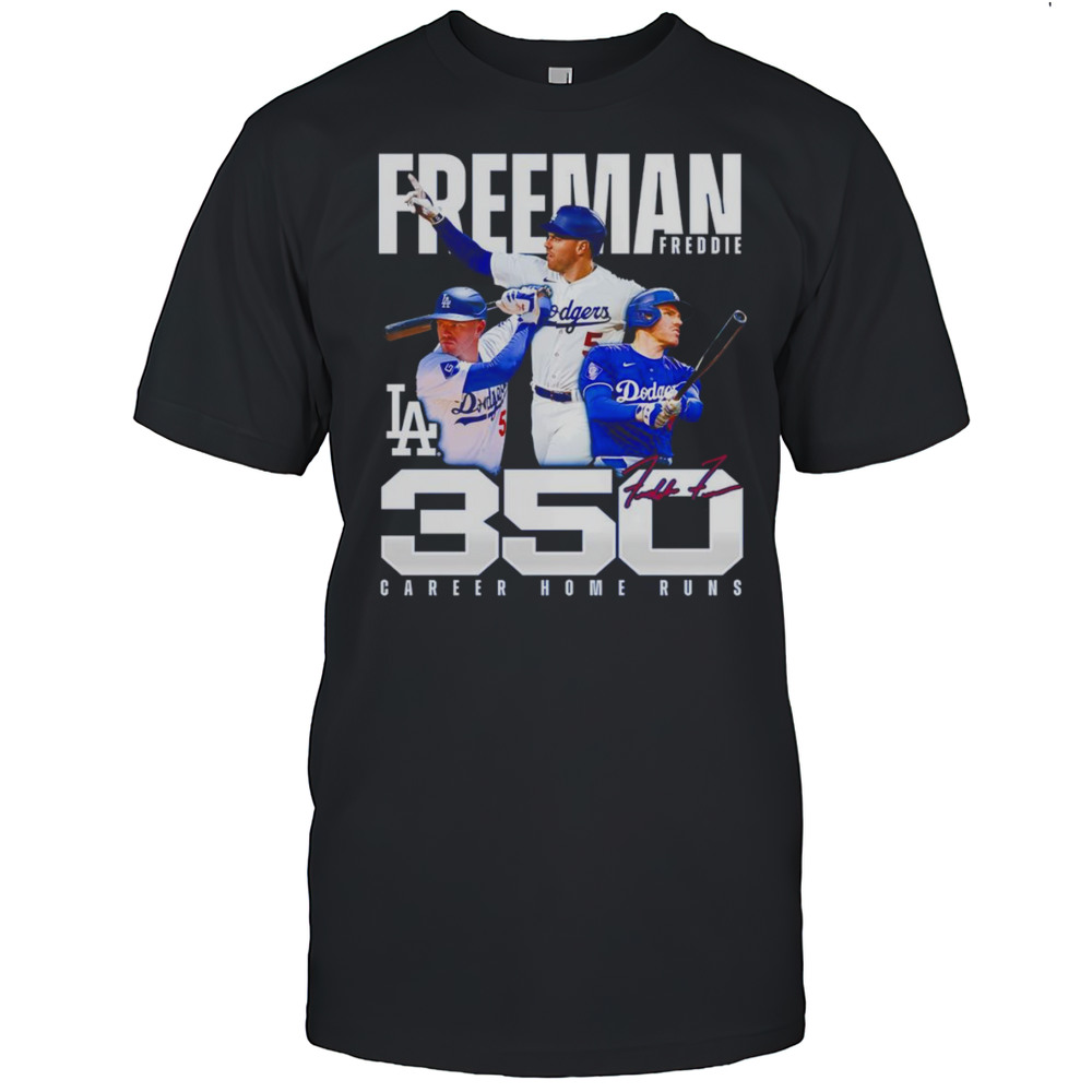Freddie Freeman Los Angeles Dodgers 350 Career Home Runs Shirt