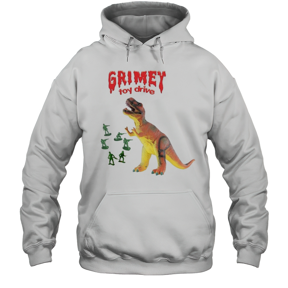 Grimey Toy Drive Dinosaur T-shirt Unisex Hoodie