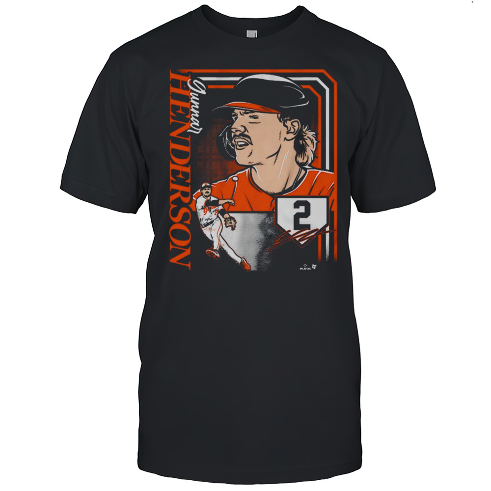 Gunnar Henderson 2 Collage Frame Baltimore Orioles MLB Signature T-shirt