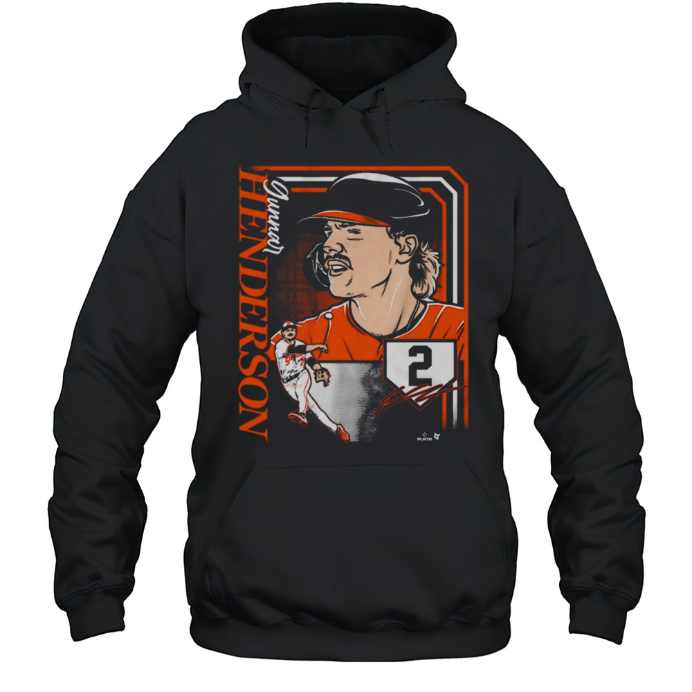 Gunnar Henderson 2 Collage Frame Baltimore Orioles MLB Signature T-shirt Unisex Hoodie