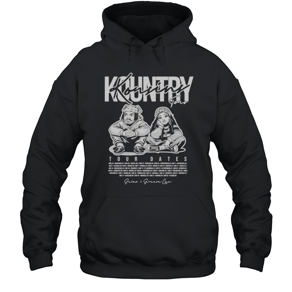 Kountry Kousins Tour Dates Shirt Unisex Hoodie