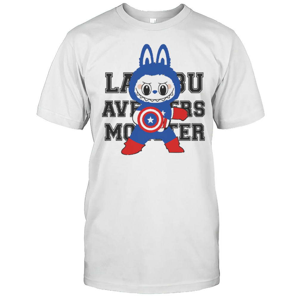 Labubu Avengers Labubu Captain America Shirt