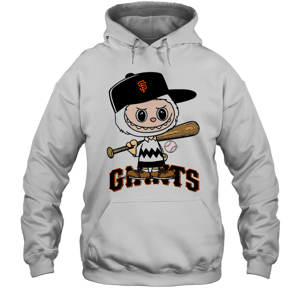 Labubu Charlie Brown San Francisco Giants Shirt Unisex Hoodie
