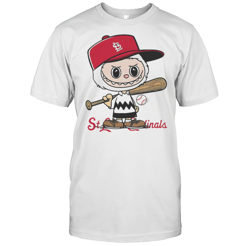 Labubu Charlie Brown St Louis Cardinals Shirt