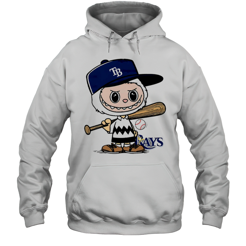 Labubu Charlie Brown Tampa Bay Rays Shirt Unisex Hoodie
