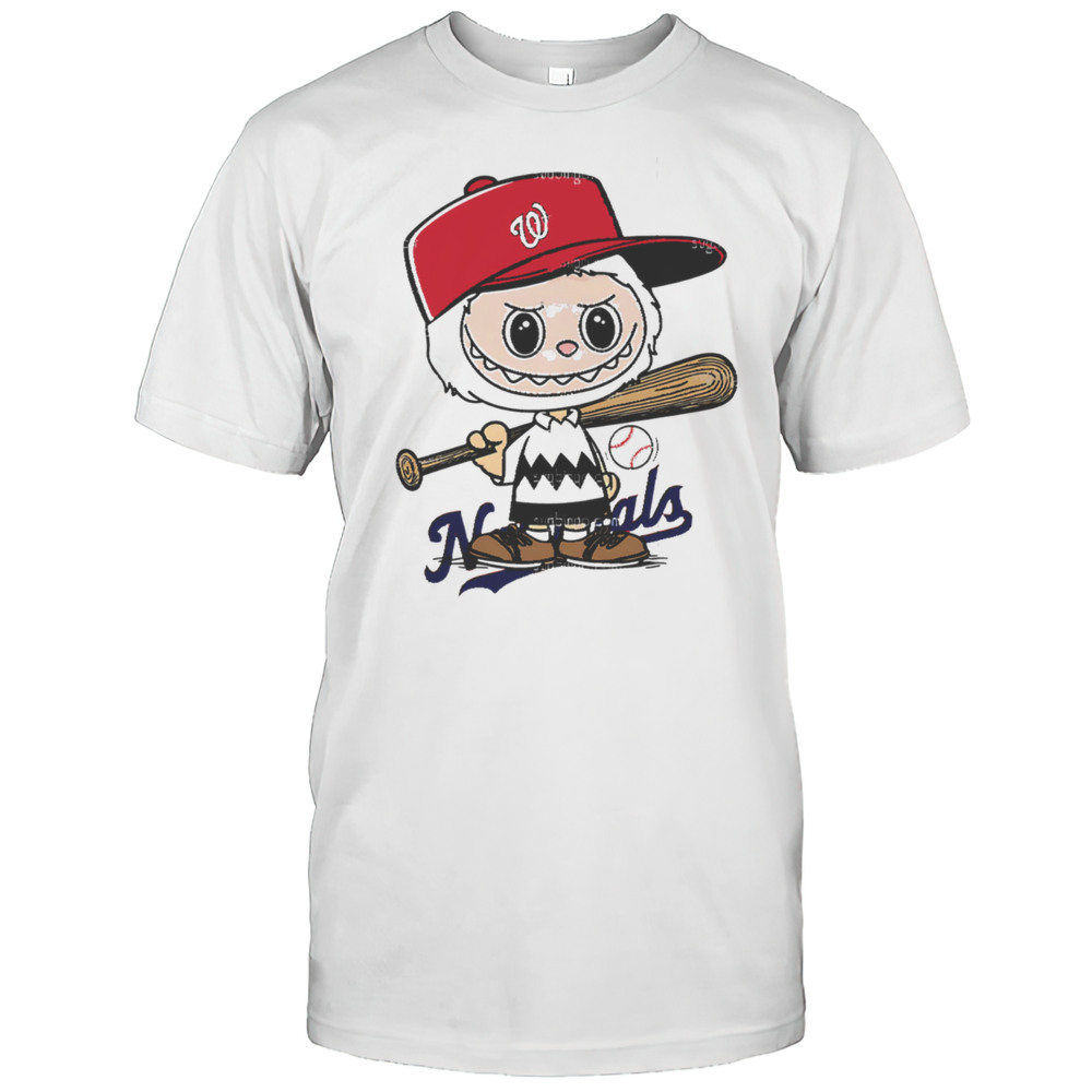 Labubu Charlie Brown Washington Nationals Shirt