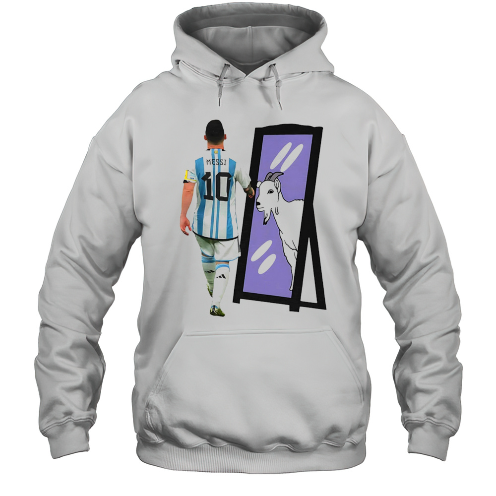 Lionel Messi Goat Mirror Shirt Unisex Hoodie