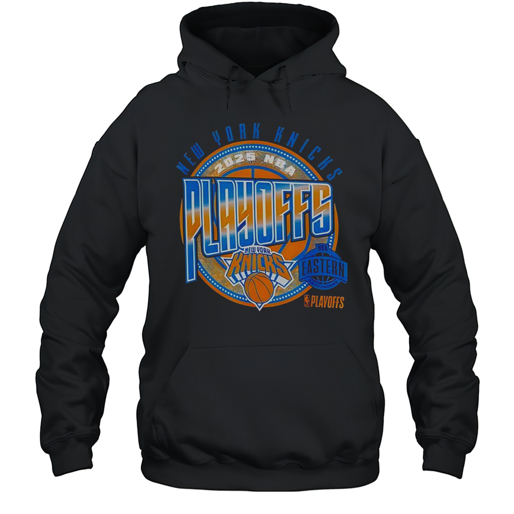 New York Knicks Basketball 2025 Playoffs Game Day T-Shirt Unisex Hoodie