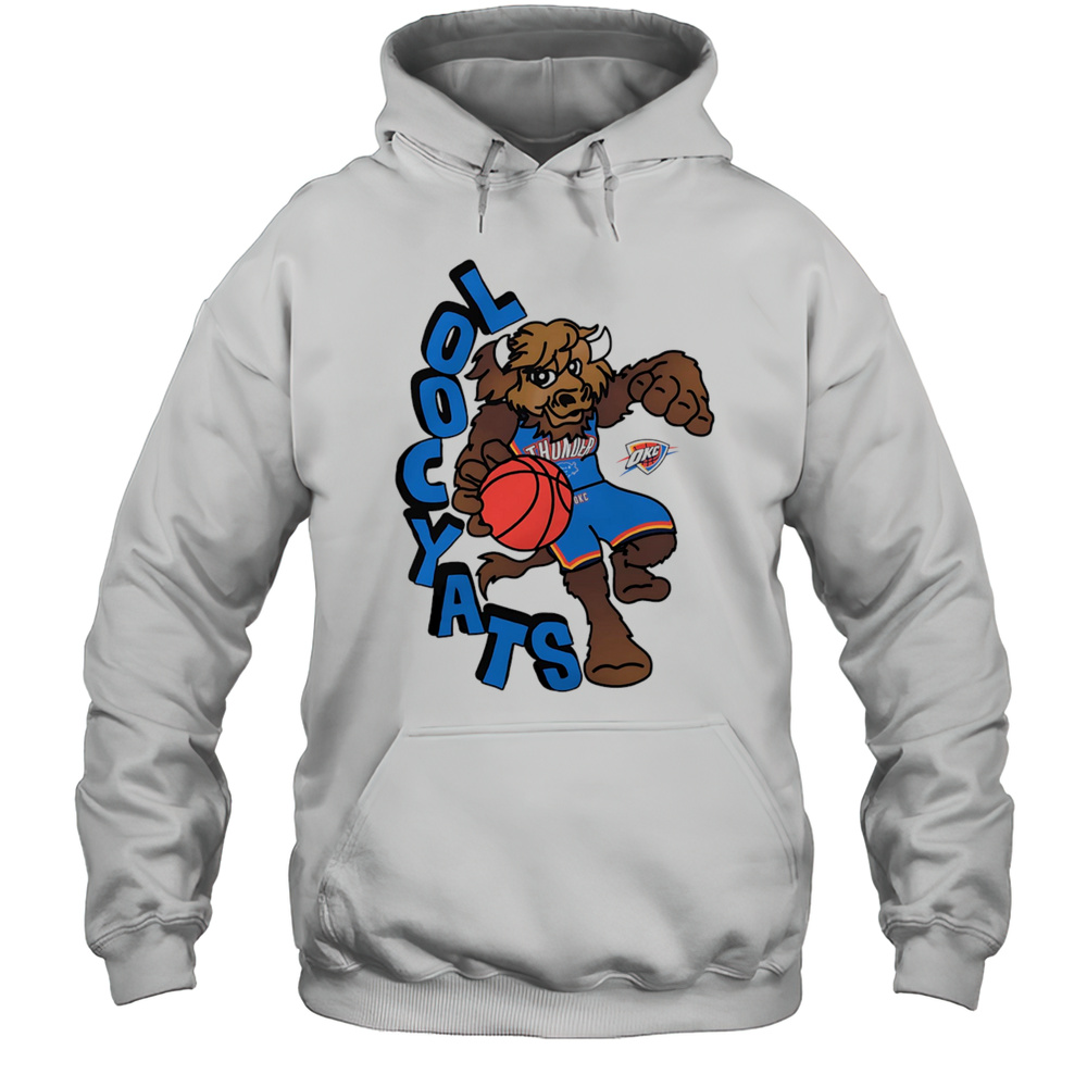 Oklahoma City Thunder NBA X Staycool Mascot Shirt Unisex Hoodie