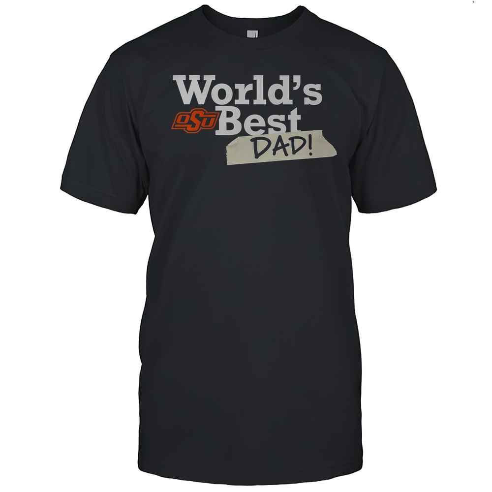 Oklahoma State Cowboys Worlds Best Dad T-Shirt