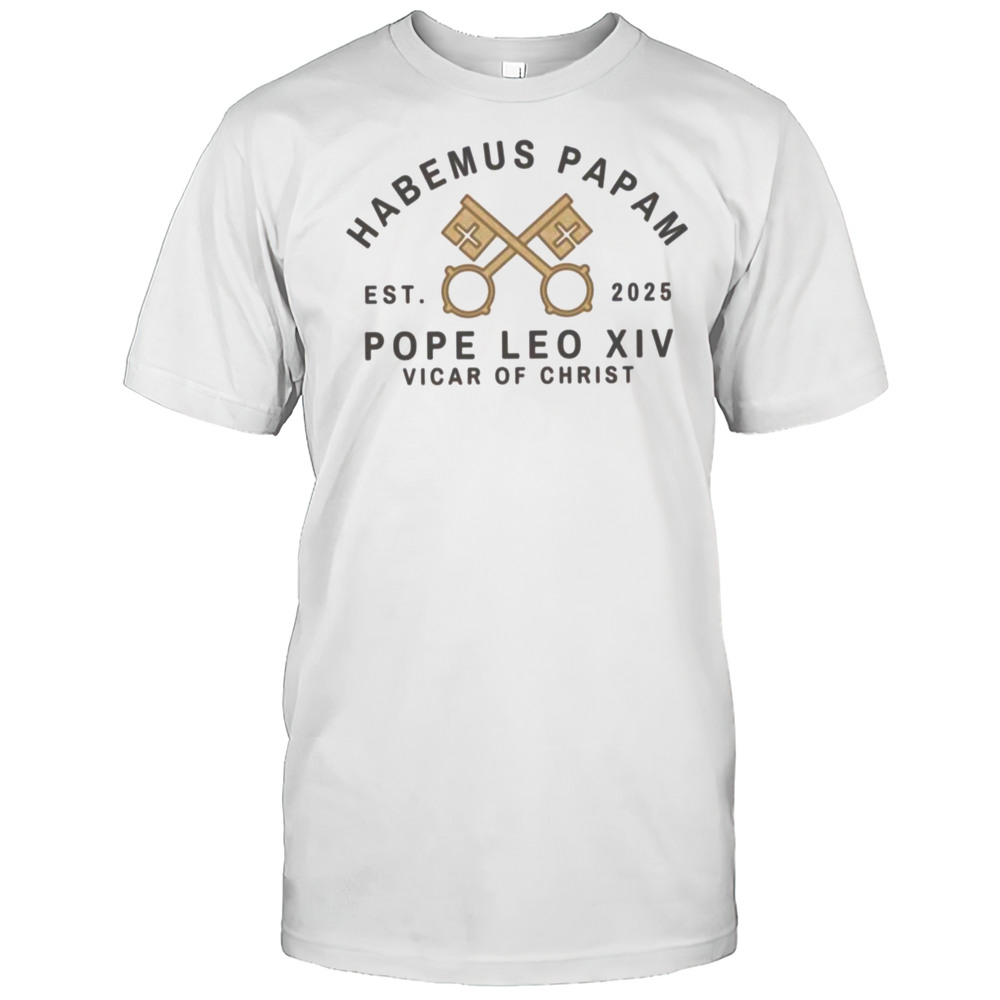 Pope Leo XIV Vicar Of Christ 2025 T Shirt