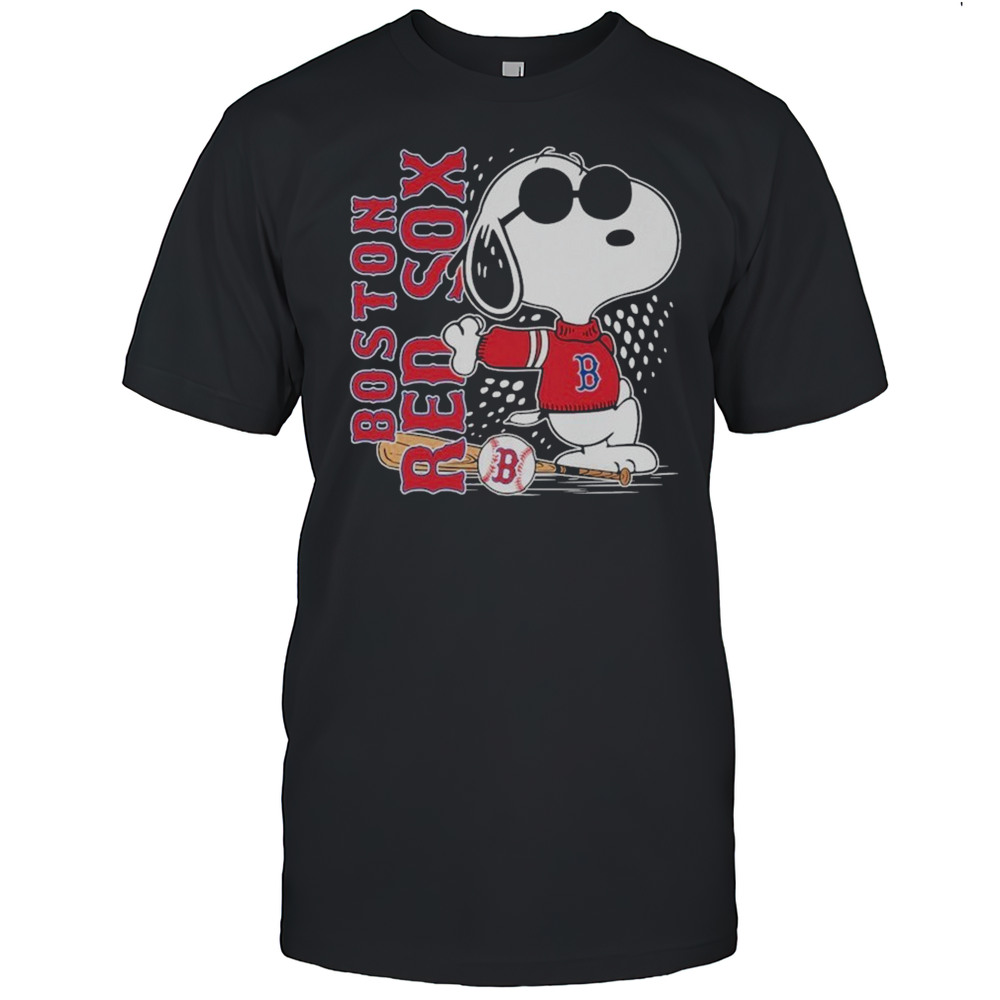 Snoopy Fan Boston Red Sox X The Peanuts T-shirt