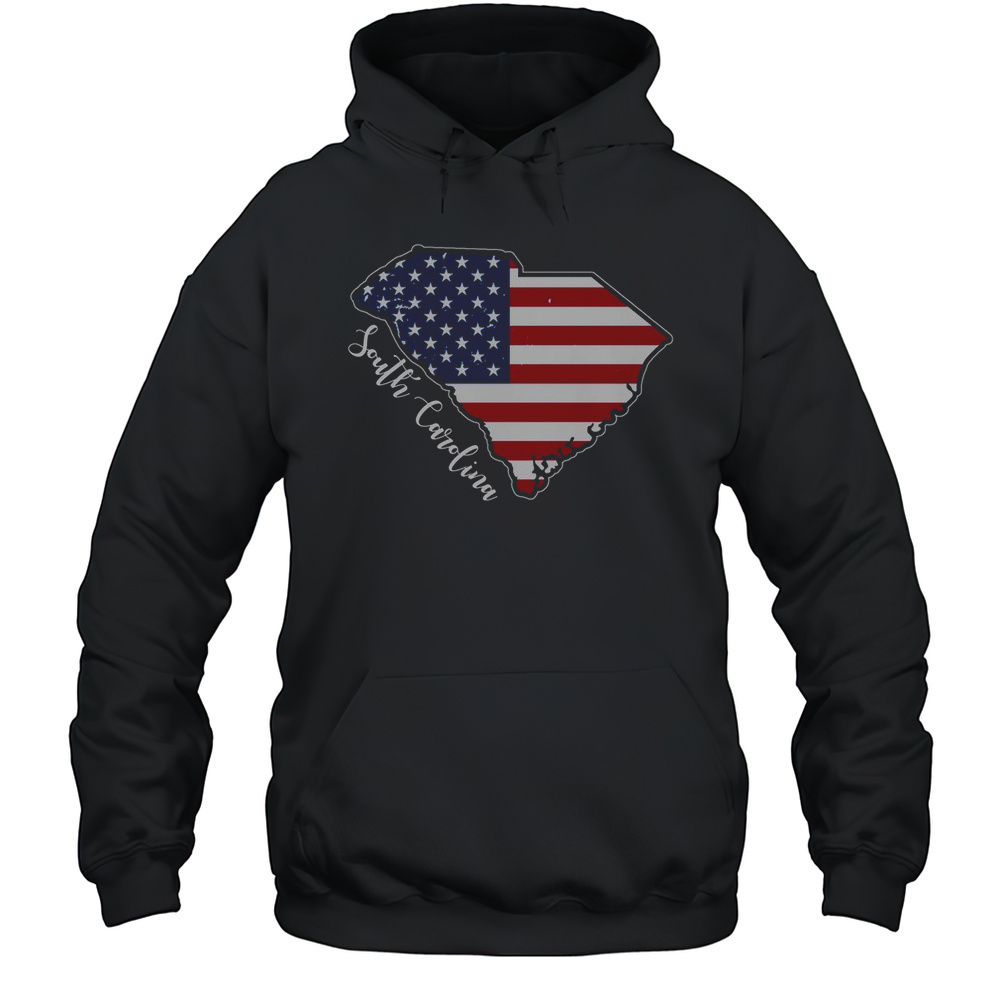 South Carolina United States Map T-Shirt Unisex Hoodie