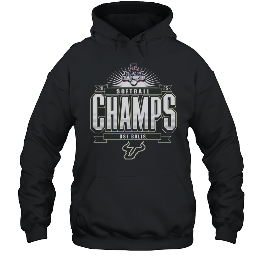 South Florida Bulls 2025 AAC Softball Conference Tournament Champions Shirt Unisex Hoodie