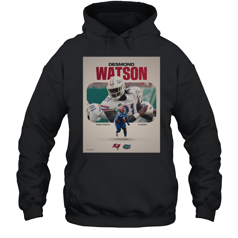 Tampa Bay Buccaneers Football Desmond Watson Nose Tackle Florida Poster T-shirt Unisex Hoodie