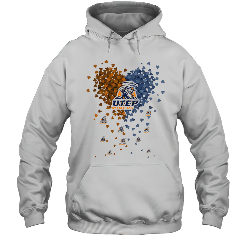 Utep Miners Heart Explosion Shirt Unisex Hoodie