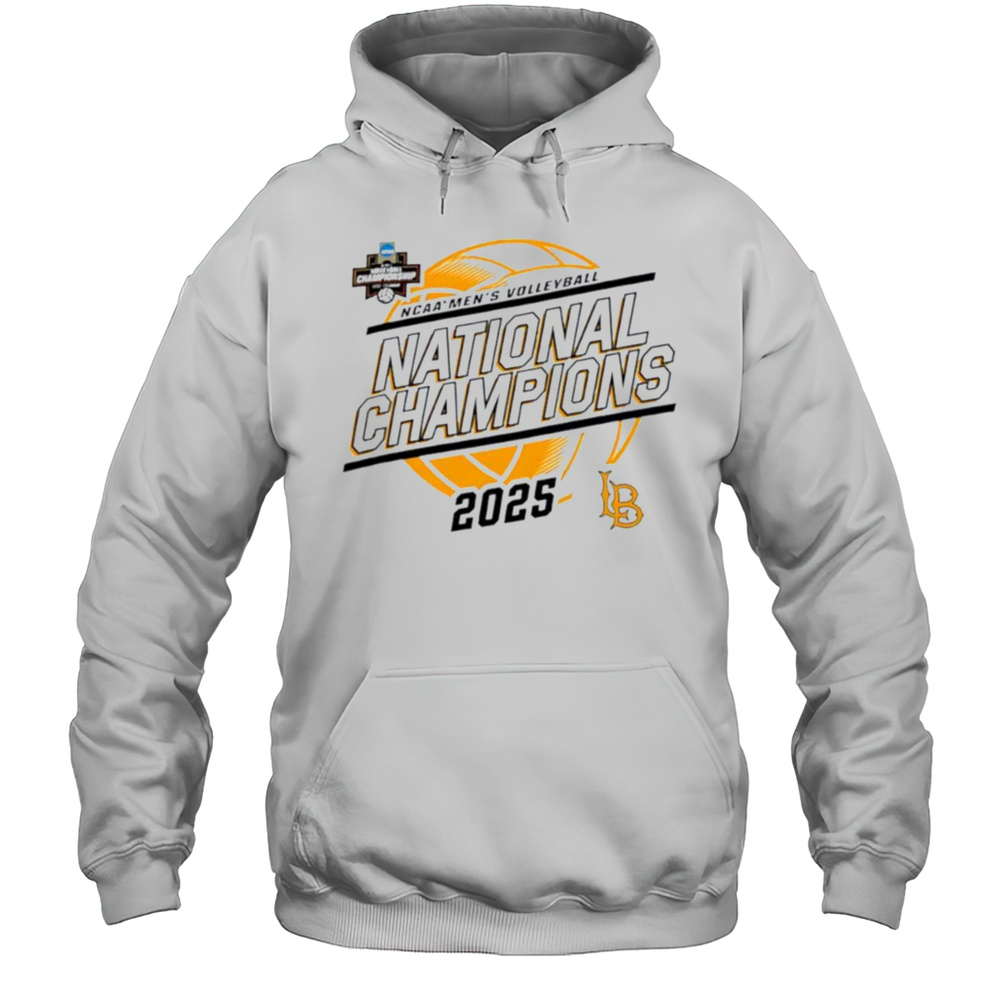Cal State Long Beach The Beach 2025 NCAA Mens Volleyball National Champions Shirt Unisex Hoodie