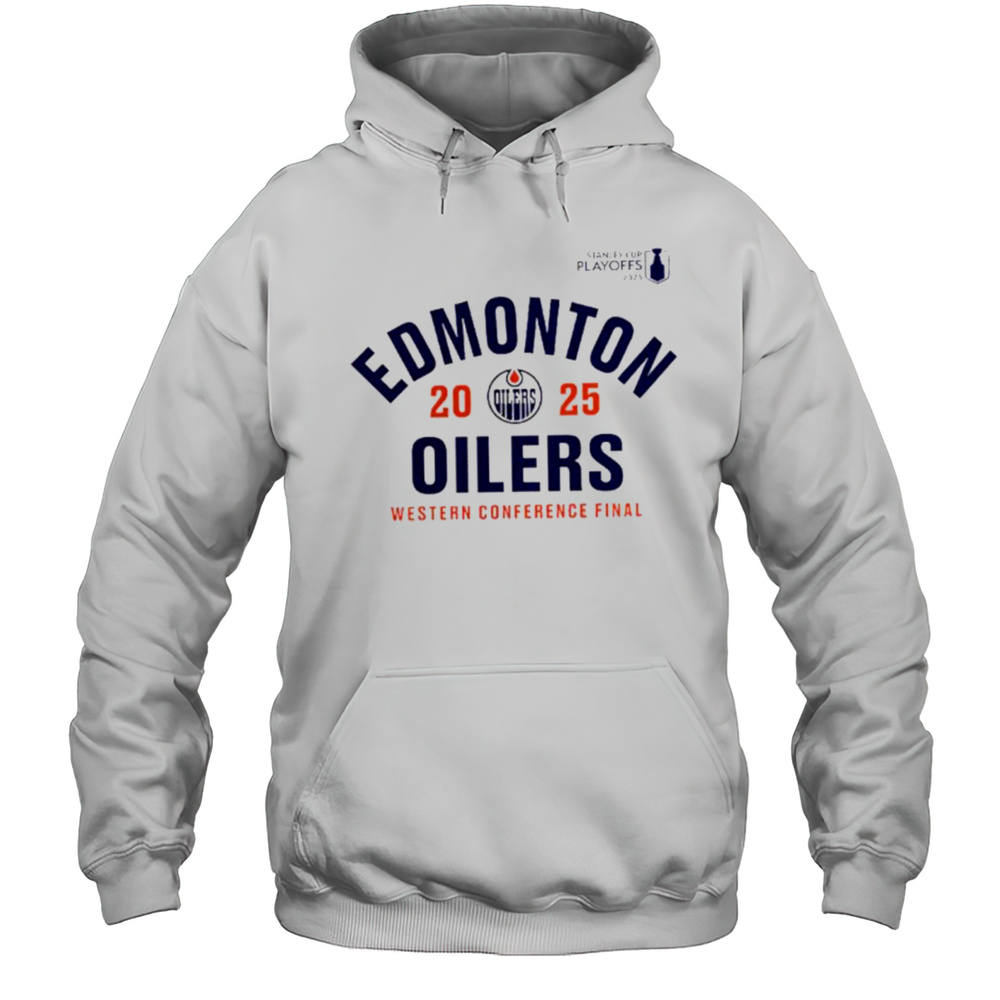 Edmonton Oilers Western Conference Final 2025 Stanley Cup Playoffs Shirt Unisex Hoodie
