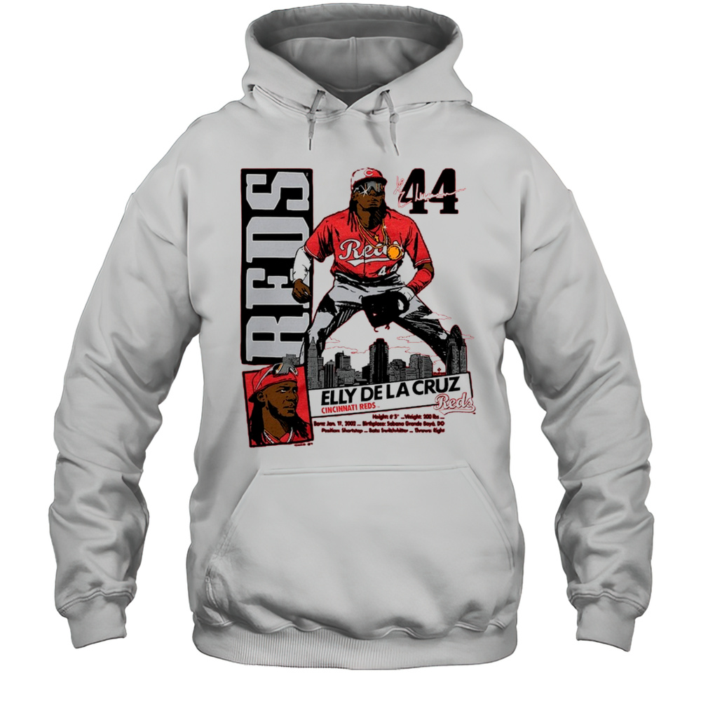 Elly De La Cruz Cincinnati Reds 2002 Sabana Grande Bayn DO Graphic Player Signature T-shirt Unisex Hoodie