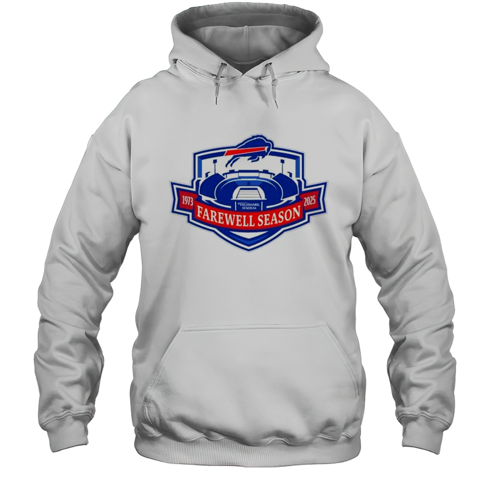 Highmark Stadium Farewell Season 1973-2025 Buffalo Bills T-shirt Unisex Hoodie