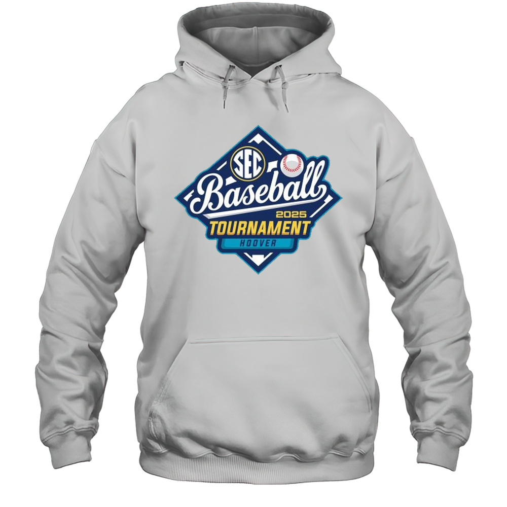 SEC Baseball 2025 Tournament Hoover Logo T-shirt Unisex Hoodie