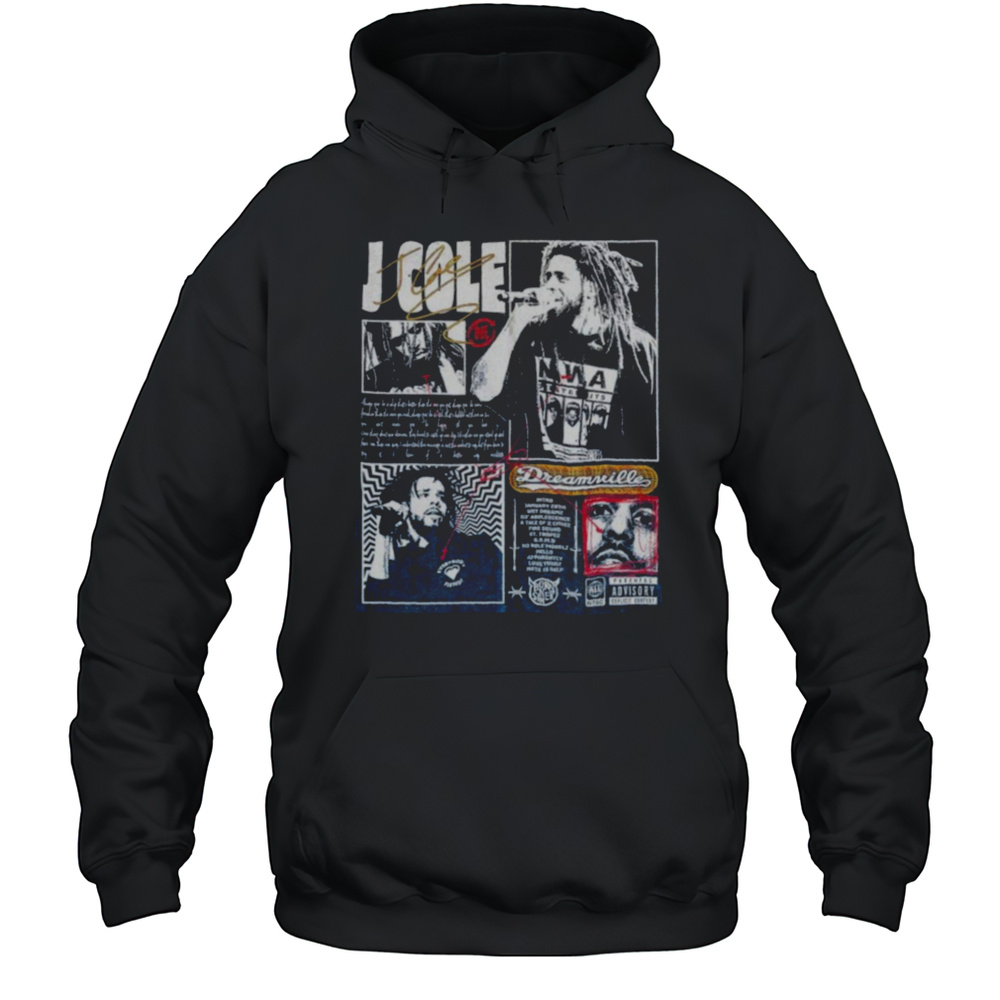 J Cole Faded Washed Hip Hop T Shirt Unisex Hoodie