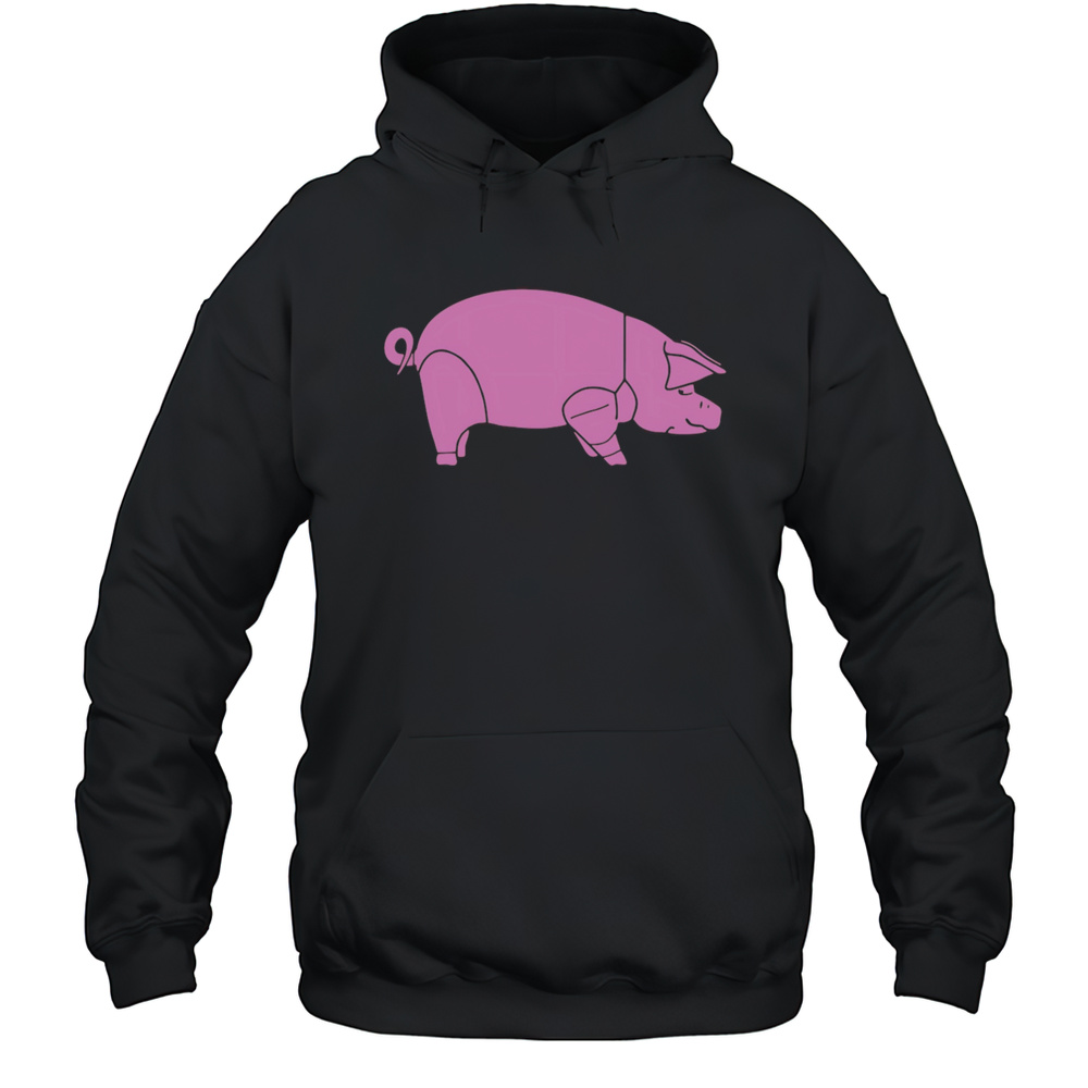 Pig As Worn Shirt Unisex Hoodie