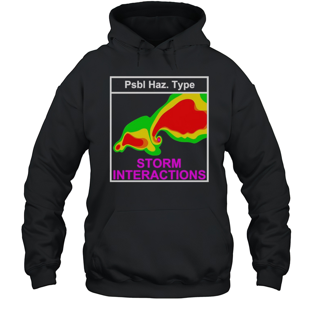 Psbl Haz Type Storm Interactions Shirt Unisex Hoodie
