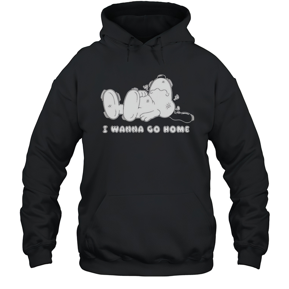 Snoopy I Wanna Go Home Shirt Unisex Hoodie
