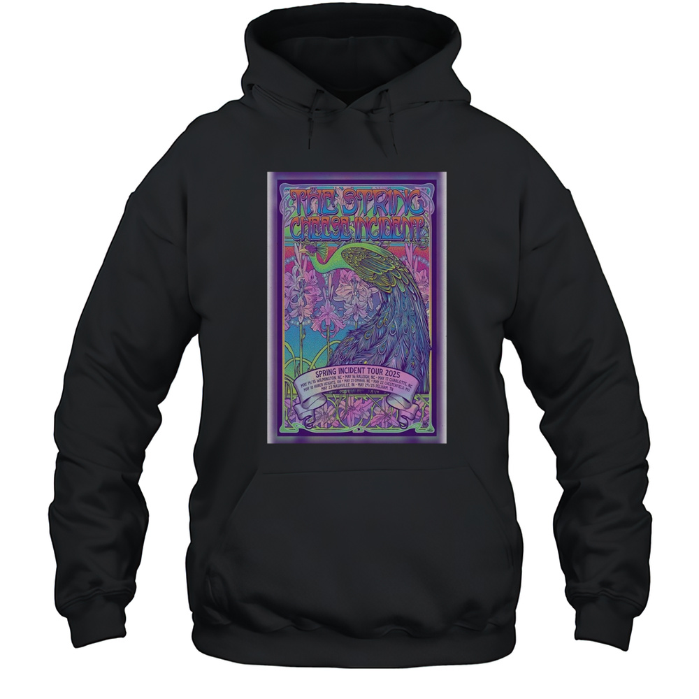 The String Cheese Incident Greenfield Lake Amphitheater Wilmington NC May 14-15 2025 Concert T-shirt Unisex Hoodie