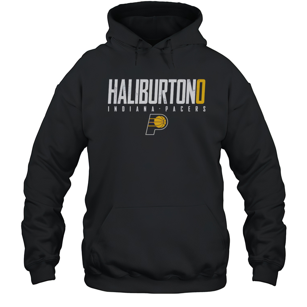 Tyrese Haliburton Indiana Pacers Letter Shirt Unisex Hoodie