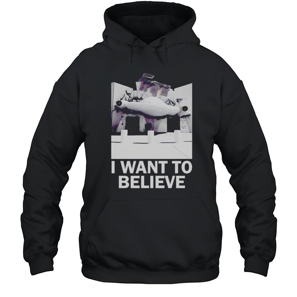 UFO I Want To Believe Shirt Unisex Hoodie