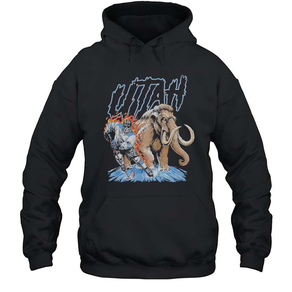 Utah Hockey Dt Essential Skeleton Shirt Unisex Hoodie