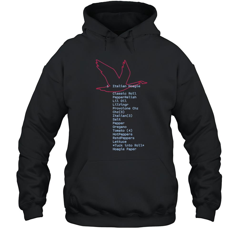 Wawa Italian Hoagie Order T-shirt Unisex Hoodie