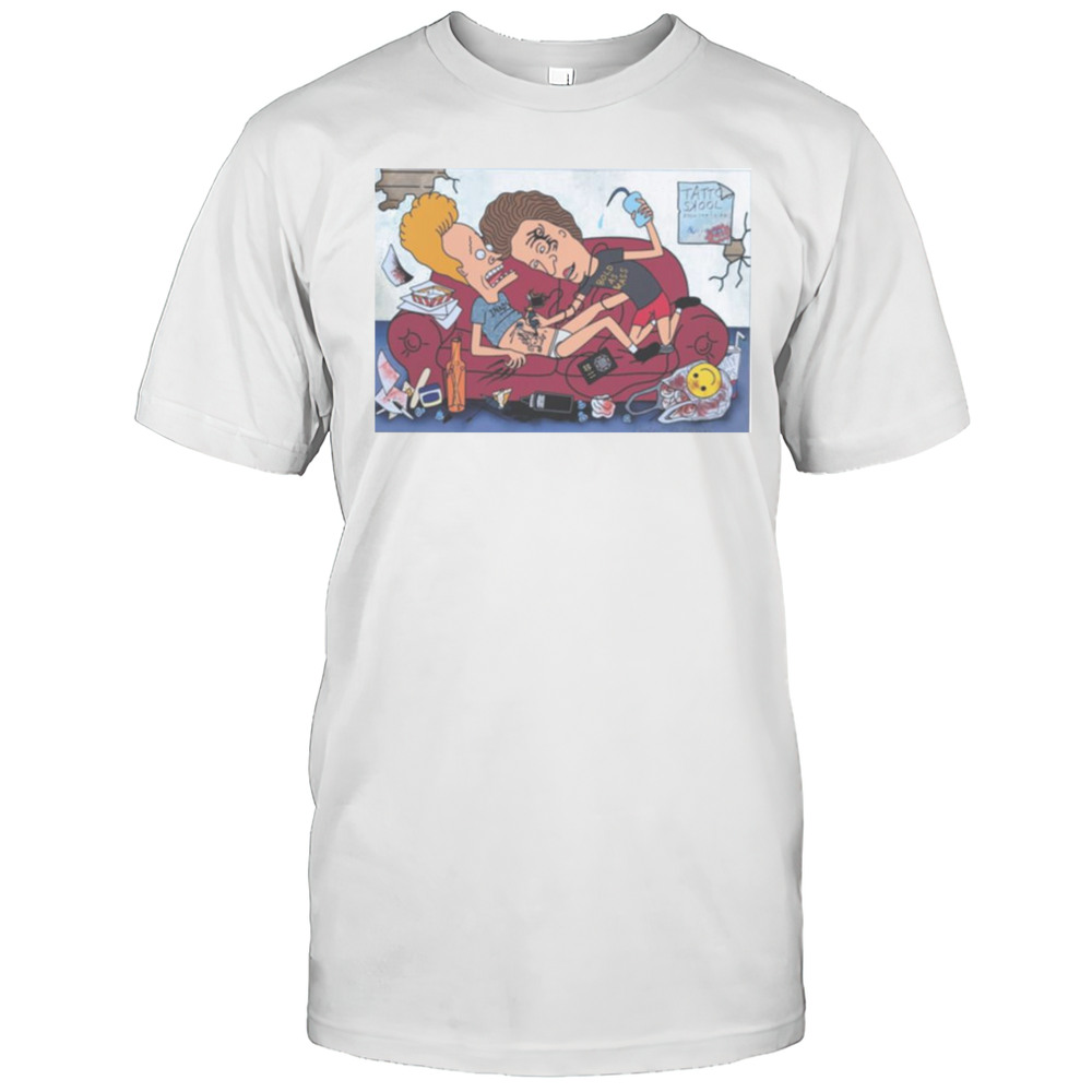 Beavis And Butt Head Tattoo Sxool Bold Ass Brass T Shirt